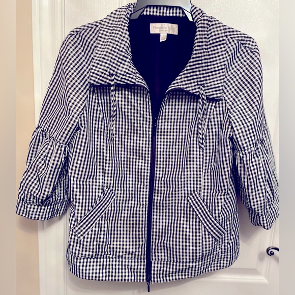 Proportion Petite Jacket Size 10 Gingham pattern - Picture 2 of 10